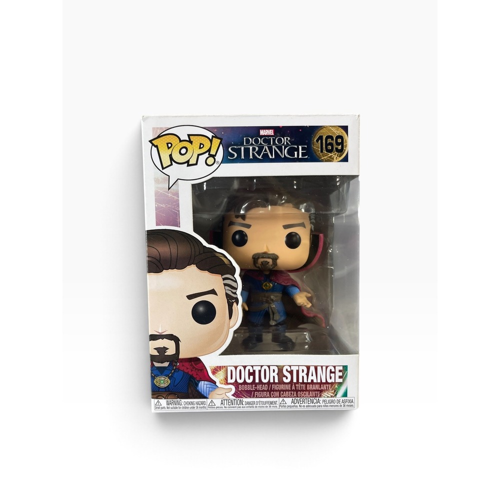 Funko Pop Doctor Strange Marvel 169 Blue Red Vinyl Bobble-Head Figure